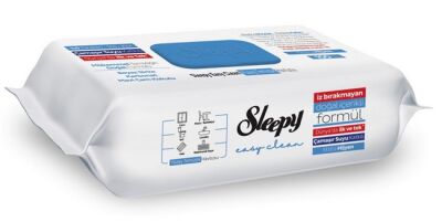 Sleepy Easy Clean Çamaşır Suyu Katkılı Yüzey Temizlik Havlusu 100'lü Paket - 1