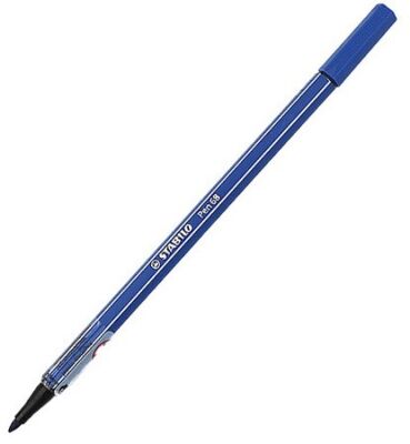 Stabilo Pen 68 Keçe Uçlu Kalem, Koyu Mavi 1,00 mm - 1