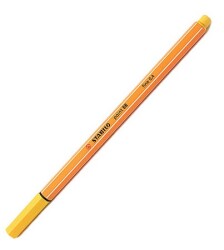 Stabilo Point 88/44 Keçe Uçlu Kalem, Sarı 0.4 mm