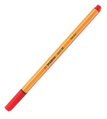 Stabilo Point 88/40 Keçe Uçlu Kalem, Kırmızı 0.4 mm - 1