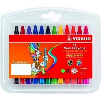 Stabilo Wax Crayons Mum Boya Seti 12 Renk - 1