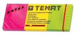 Temat Yapışkanlı Not Kağıdı 50 x 40 mm 80 Yaprak 3 lü