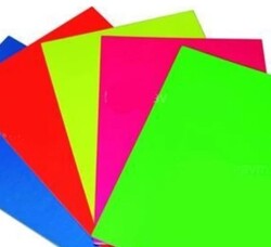 Ticon 50 x 70 cm Fosforlu Fon Kartonu 120 gr /m² Yeşil