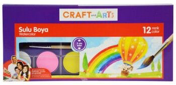 Umix Craft Arts Sulu Boya 12 Renk - 1