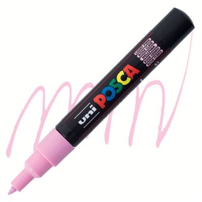 Posca PC-1M 0.7 mm Poster Markörü, Açık Pembe - 1