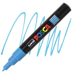Posca PC-1M 0.7 mm Poster Markörü, Açık Mavi 
