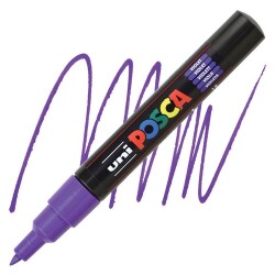 Posca PC-1M 0.7 mm Poster Markörü, Mor 