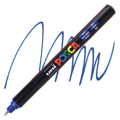 Posca PC-1MR  0.7 mm Poster Markörü, Mavi - 1