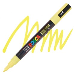 Posca PC-3M 0.9-1.3 mm Su Bazlı Boyama Markörü Güneş Sarısı 