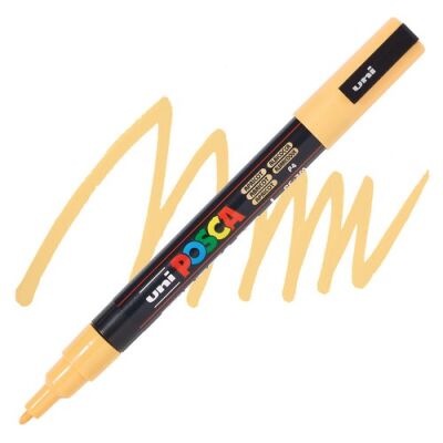 Posca PC-3M 0.9-1.3 mm Su Bazlı Boyama Markörü Kayısı - 1