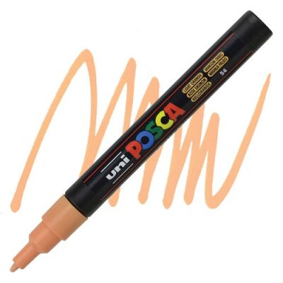 Posca PC-3M 0.9-1.3 mm Poster Markörü, Açık Turuncu - 1