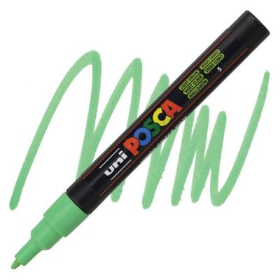 Posca PC-3M 0.9-1.3 mm Poster Markörü, Açık Yeşil - 1