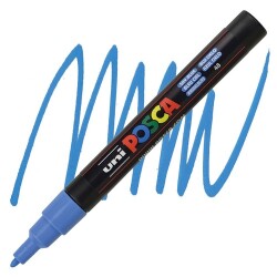 Posca PC-3M 0.9-1.3 mm Poster Markörü, Gök Mavi 