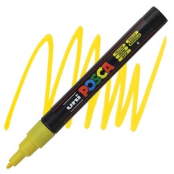 Posca PC-3M 0.9-1.3 mm Poster Markörü, Sarı 