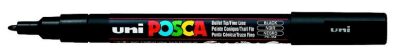 Posca PC-3M 0.9-1.3 mm Poster Markörü, Siyah - 2