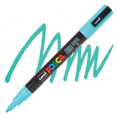 Posca PC-3M 0.9-1.3 mm Poster Markörü Su Yeşili - 1