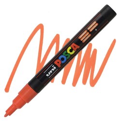 Posca PC-3M 0.9-1.3 mm Poster Markörü, Turuncu