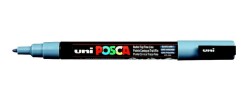 Posca PC-3M 0.9-1.3 mm Poster Markörü, Kurşun Gri - 2