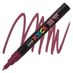 Posca PC-3M 0.9-1.3 mm Poster Markörü, Şarap Kırmızı 