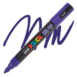 Posca PC-5M 1.8-2.5 mm Poster Markörü, Prusya Mavisi 
