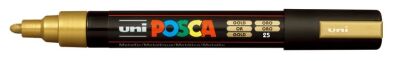 Posca PC-5M 1.8-2.5 mm Poster Markörü, Altın - 2