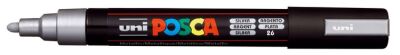 Posca PC-5M 1.8-2.5 mm Poster Markörü, Gümüş - 2