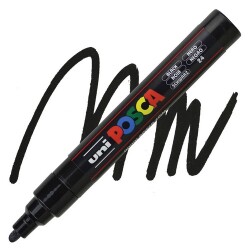 Posca PC-5M 1.8-2.5 mm Poster Markörü, Siyah 