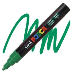 Posca PC-5M 1.8-2.5 mm Poster Markörü, Yeşil 