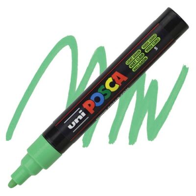 Posca PC-5M 1.8-2.5 mm Poster Markörü, Açık Yeşil - 1