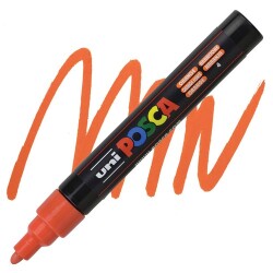 Posca PC-5M 1.8-2.5 mm Poster Markörü, Turuncu 