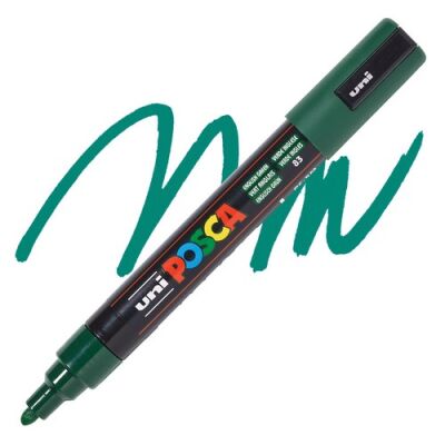 Posca PC-5M 1.8-2.5 mm Poster Markörü, İngiliz Yeşili - 1