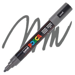 Posca PC-5M 1.8-2.5 mm Poster Markörü, Derin Gri 