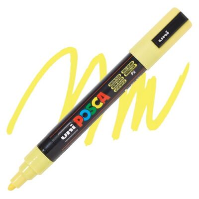 Posca PC-5M 1.8-2.5 mm Poster Markörü, Güneş Sarısı - 1