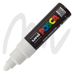 Posca PC-7M 4.5-5.5 mm Poster Markörü, Beyaz