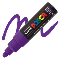 Posca PC-7M 4.5-5.5 mm Poster Markörü, Mor