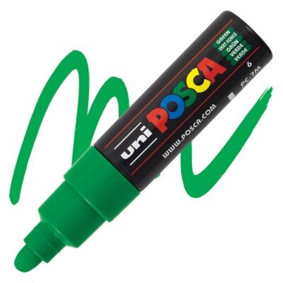 Posca PC-7M 4.5-5.5 mm Poster Markörü, Yeşil - 1