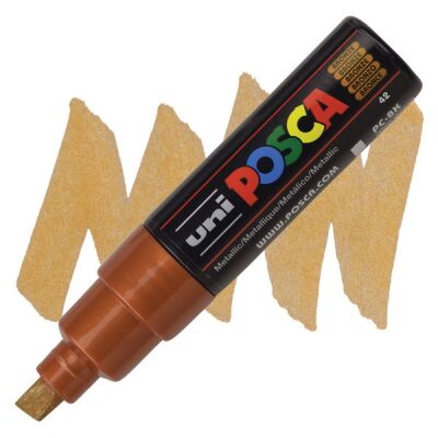 Posca PC-8K 8 mm Poster Markörü,  Bronz - 1