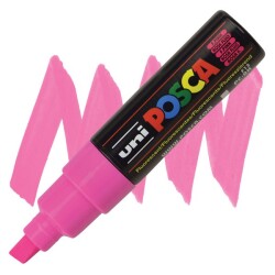 Posca PC-8K 8 mm Poster Markörü,  Floresan Pembe