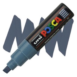 Posca PC-8K 8 mm Poster Markörü, Kurşun Gri
