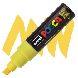 Posca PC-8K 8 mm Poster Markörü,  Saman Sarı 
