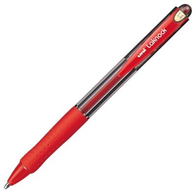 Uni-Ball SN-100 Laknock Broad Mekanik Tükenmez Kalem 1.4 mm Kırmızı - 1
