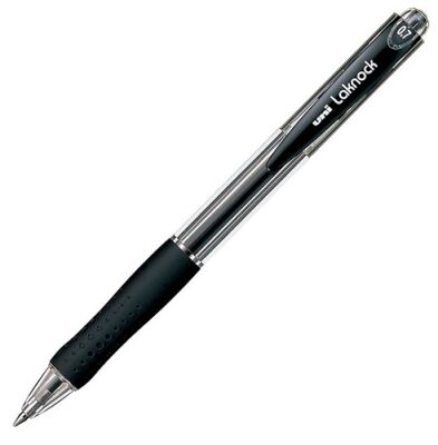 Uni-Ball SN-100 Laknock Fine Mekanik Tükenmez Kalem 0.7 mm Siyah - 1