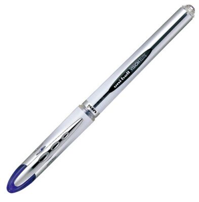 Uni-Ball UB-200 Vision Elite, Roller Kalem, 0,8 mm,  Mavi - 1