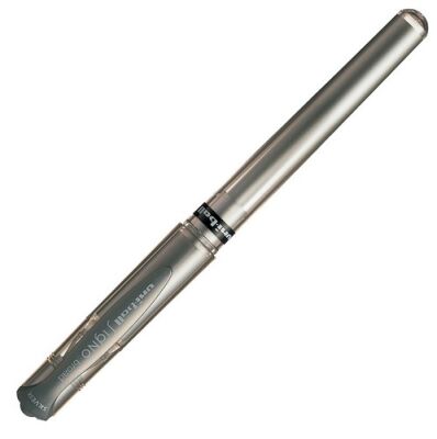 Uni-Ball UM-153 Signo Broad, Davetiye Kalemi, 1 mm, Gümüş - 1