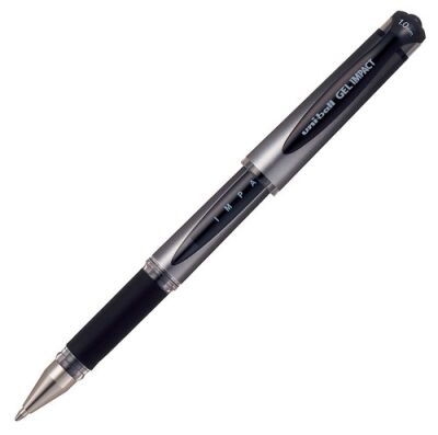 Uni-Ball UM-153S Gel Impact, İmza Kalemi, 1 mm, Siyah - 1