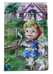 Yapboz Boyamalı 20x30 cm 50 Parça M:1