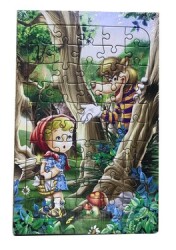 Yapboz Boyamalı 20x30 cm 50 Parça M:7