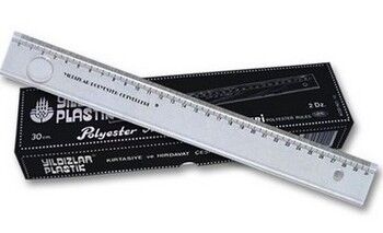 Yıldızlar Mercekli Plastik Cetvel 30 cm - 1